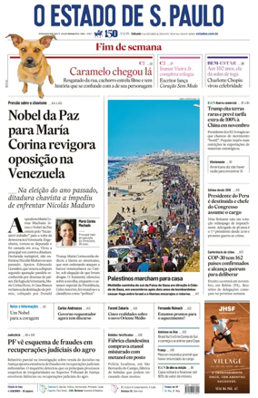 Cover of O Estado de S. Paulo