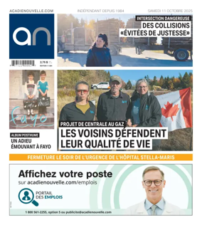 Cover of Acadie Nouvelle