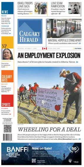 Cover of Calgary Herald