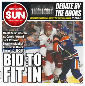 Cover of Edmonton Sun