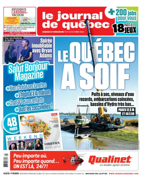 Cover of Le Journal de Quebec