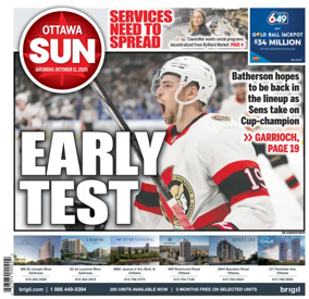 Cover of Ottawa Sun