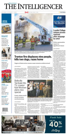 Cover of The Intelligencer (Belleville)