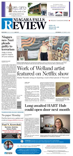 Cover of The Niagara Falls Review