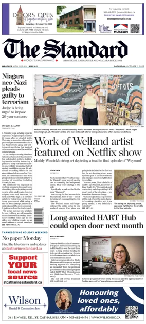 Cover of The Standard (St. Catharines)