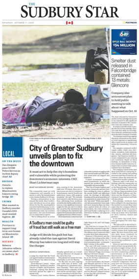 Cover of The Sudbury Star
