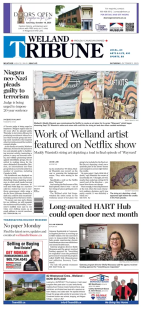 Cover of The Welland Tribune