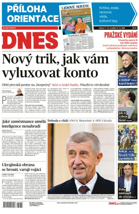 Cover of MF DNES