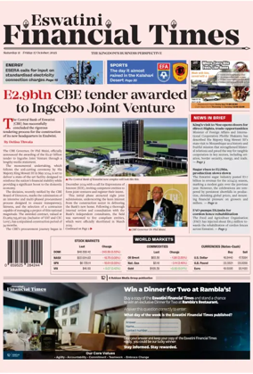 Cover of Eswatini Financial Times
