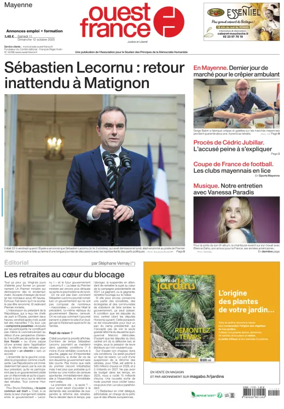 Cover of Ouest France (Laval)