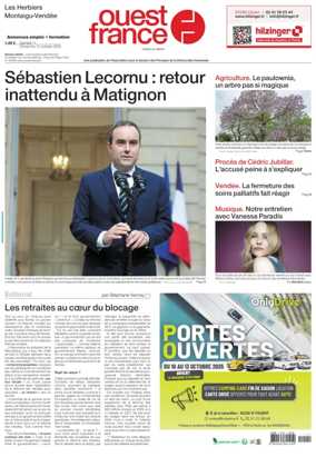 Cover of Ouest France (Les Herbiers / Montaigu)