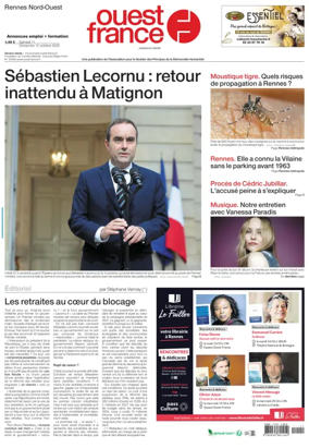 Cover of Ouest France (Rennes Nord)
