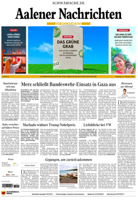 Cover of Aalener Nachrichten