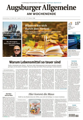 Cover of Augsburger Allgemeine (Ausgabe Stadt)
