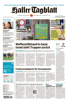Cover of Haller Tagblatt