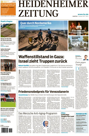 Cover of Heidenheimer Zeitung