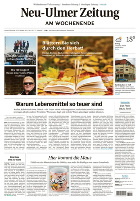 Cover of Neu-Ulmer Zeitung