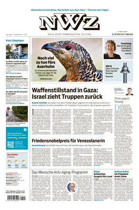 Cover of NWZ  (Göppinger Kreisnachrichten)