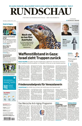 Cover of Rundschau für den Schwäbischen Wald – Der Kocherbote