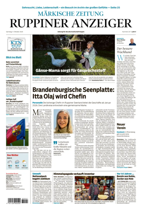 Cover of Ruppiner Anzeiger