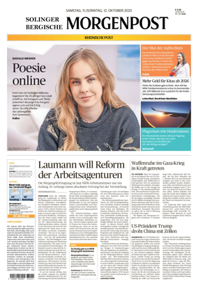 Cover of Solinger Bergische Morgenpost/Remscheid