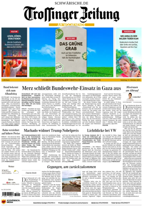 Cover of Trossinger Zeitung