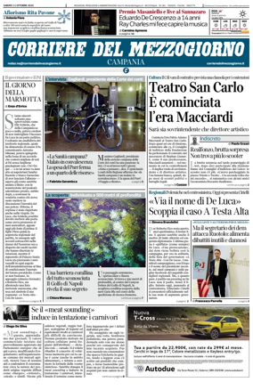 Cover of Corriere del Mezzogiorno (Campania)