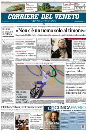 Cover of Corriere del Veneto (Vicenza e Bassano)