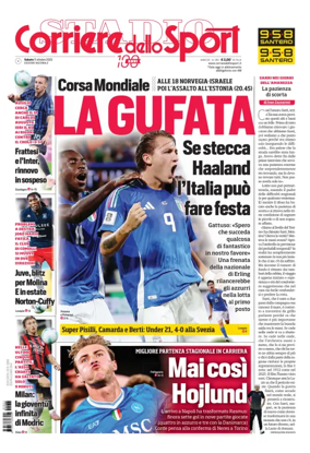 Cover of Corriere dello Sport (Lombardia)