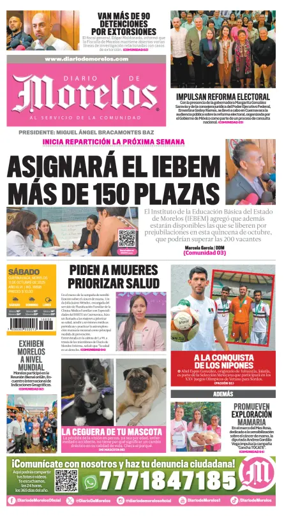 Cover of Diario de Morelos
