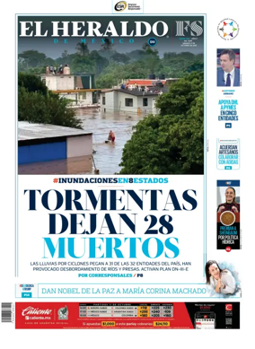 Cover of El Heraldo de Mexico