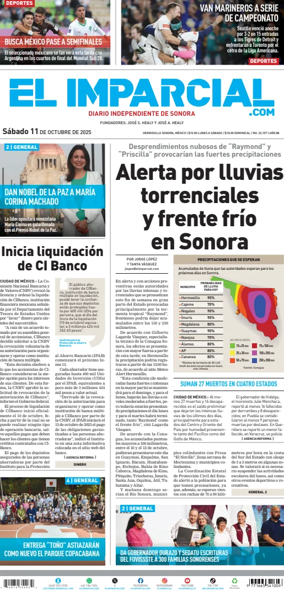 Cover of El Imparcial