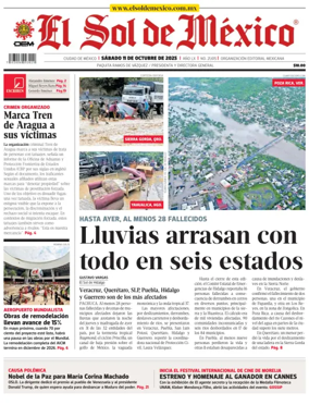 Cover of El Sol de Mexico