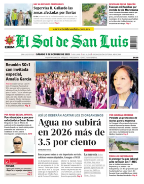 Cover of El Sol de San Luis Potosi