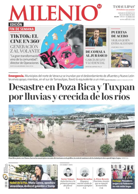 Cover of Milenio Tamaulipas