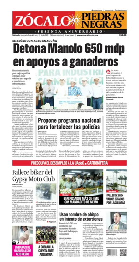 Cover of Zócalo Piedras Negras