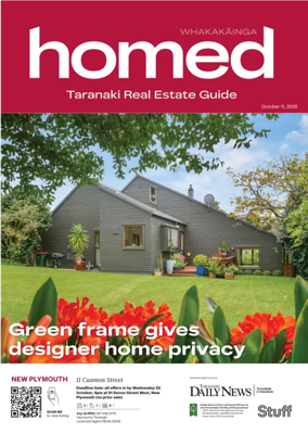 Cover of Homed Taranaki Daily News