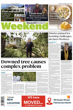 Cover of Manawatu Standard