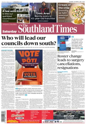 Cover of The Southland Times