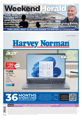 Cover of Weekend Herald