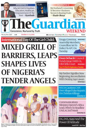 Cover of The Guardian Nigeria