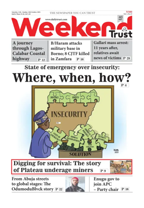 Cover of Weekly Trust