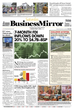 Cover of BusinessMirror