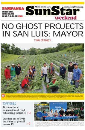 Cover of Sun.Star Pampanga