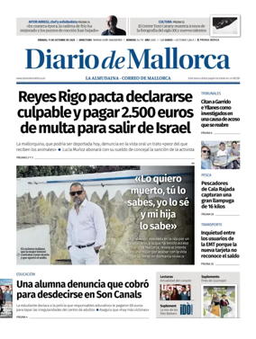 Cover of Diario de Mallorca