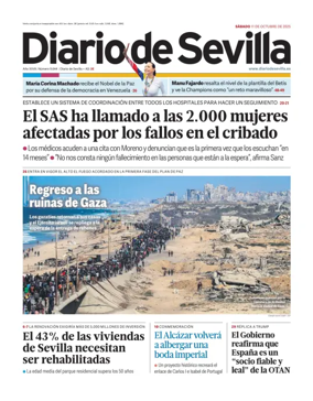 Cover of Diario de Sevilla