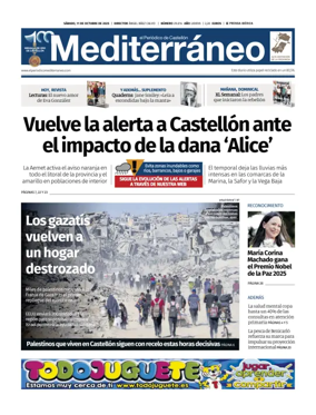 Cover of El Periódico Mediterráneo