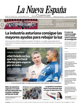 Cover of La Nueva España (Cuencas)