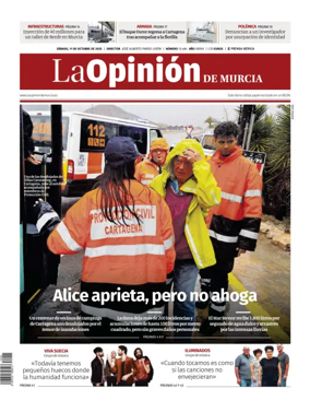 Cover of La Opinión de Murcia