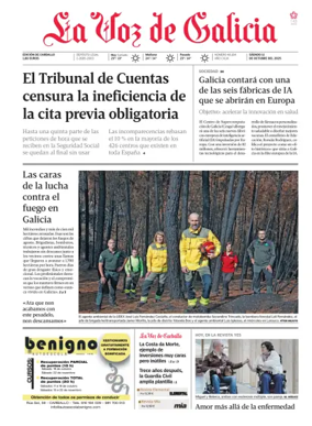 Cover of La Voz de Galicia (Carballo)